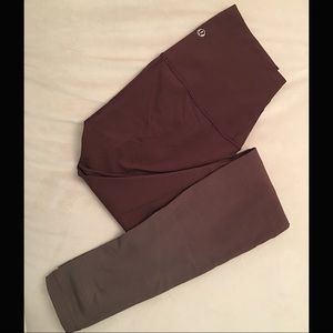 Lululemon Ombré Wunder Under Luxtreme Black Cherry